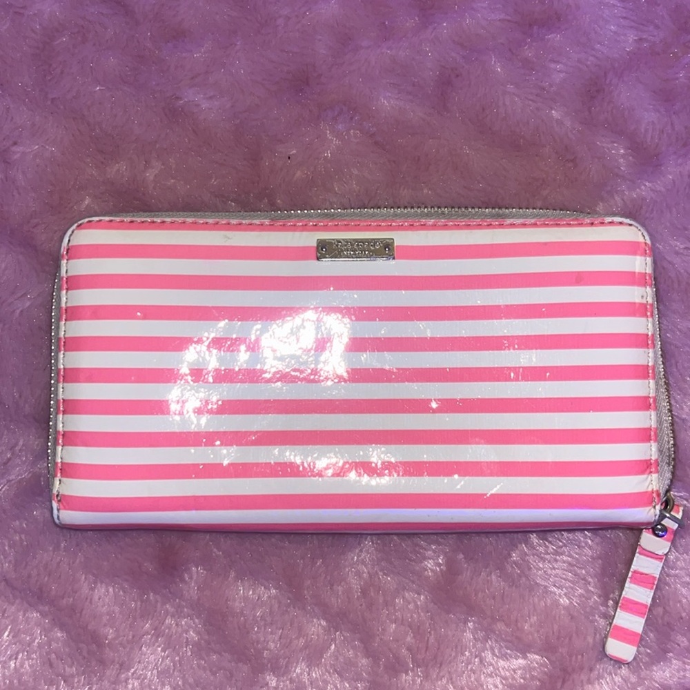 Striped Kate spade Wallet